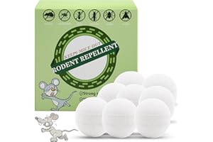 DAVAON Rodent Repellent, Moth Balls for Rodent, Mice Repellent, Mouse Repellents, Peppermint Oil to Repel Mice and Rats, Mice Repellent for House/Car/RV, Outdoor/Indoor Rat Deterrent,Mice Away 8 Pack