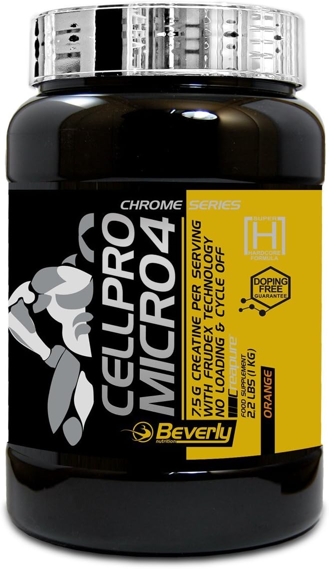 Beverly Nutrition Exclusive For ABSat40 Cell Pro Micro 4 - With Amino Acids -muscle growth and recovery - Increase muscular strength and endurance - Orange Flavor - 1 Kg