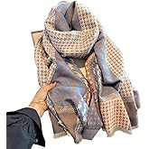 First Choose Women's Blanket Chunky,Pashmina Shawls Wraps Oversized Winter & Fall Warm Scarfs Soft Cashmere Feel for Women