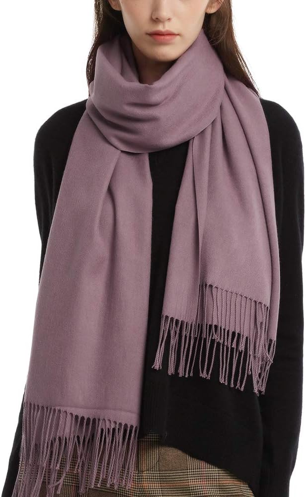 FURTALKWomens Winter Scarf Cashmere Feel Pashmina Shawl Wraps Soft Warm Blanket