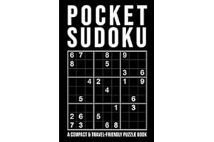 Pocket Sudoku - a compact & travel-friendly puzzle book: only 4 x 6 inches in size | 5 Difficulty Levels | easy - normal - hard - very hard - extreme | 150+ Grids With Answers At The Back