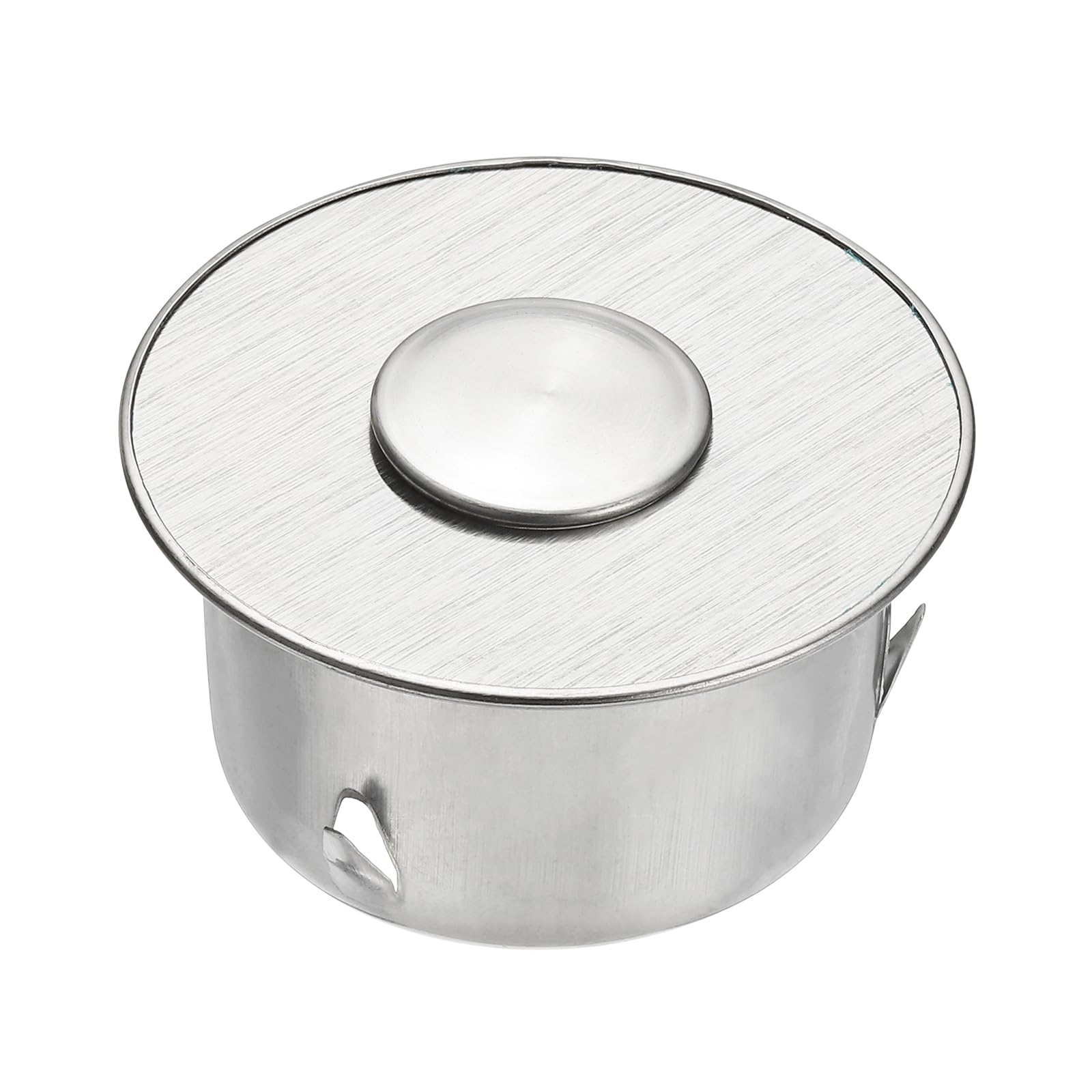 PATIKIL Chimney Hole Cap, 75mm(3") Tightness Adjustable Round Stainless Steel Flue Hole Cover Stove Pipe Cap Pipe Cover with Removable Hole Cap for Kitchen Balcony Sewer,Silver Tone