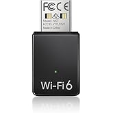 BrosTrend Mini AX900 WiFi 6 USB WiFi Adapter for PC Desktop Laptop, Dual Band Wi-Fi Dongle 5GHz 600Mbps + 2.4GHz 286Mbps, USB