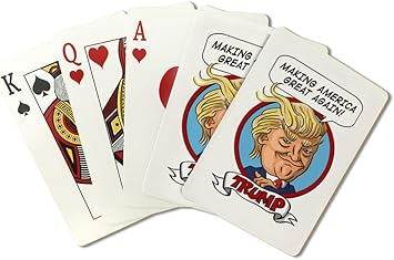 Amazon Co Jp 大統領選挙16 ドナルド トランプ Playingカードデッキ 52カードpokerサイズwithジョーカー スポーツ アウトドア