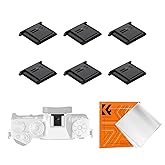 K&F Concept 6 Pieces Hot Shoe Cover Standard Hot Shoe Protector Universal with Cleaning Cloth