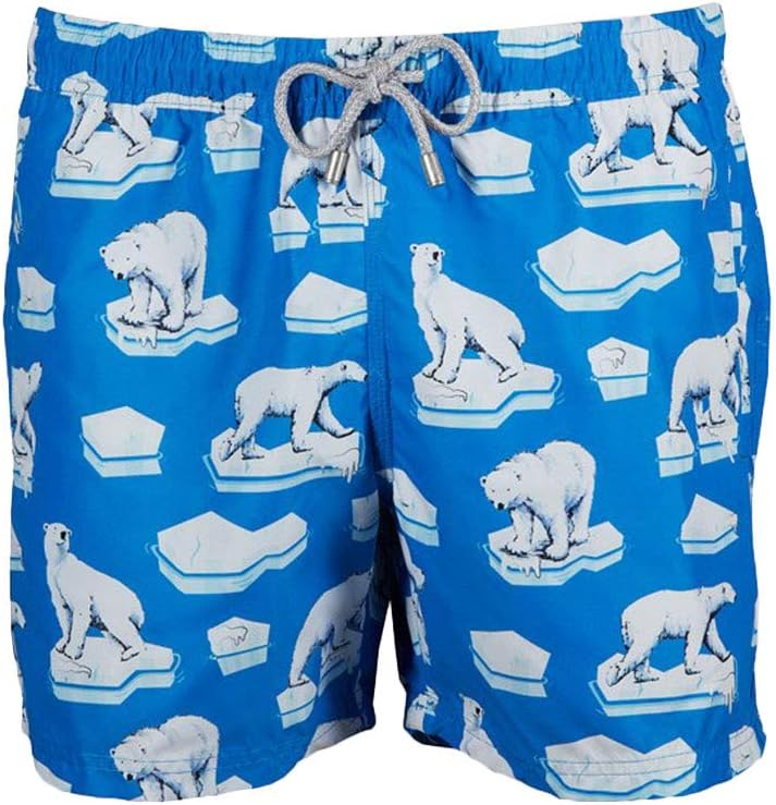 JOHN FRANK Men's Printed Swim Shorts