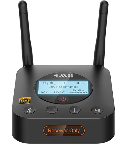 Amazon.com: 1Mii B03+ Bluetooth Transmitter Receiver for TV