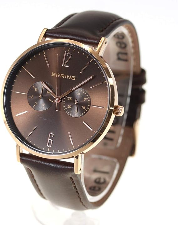 Amazon ベーリング Bering 日本限定モデル 腕時計 メンズ レディース Luxe Brown Changes 265 正規輸入品 メンズ腕時計 腕時計 通販