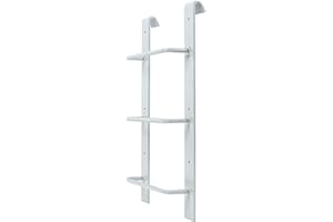 Redi-Exit Fire Escape Ladder – Ladders for Egress Basement Window Well Covers Outside, Small Ladder for Fire Emergency Home Safety, Ladder Hook for Egress Window Steel