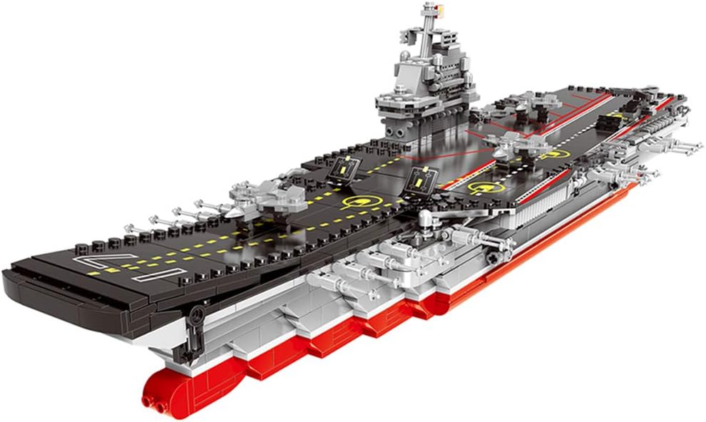 Xingbao Stem Building Sets for Boys Assembly The Aircraft Ship Building Blocks Military Bricks Educational Toys Military Battleship Model Building Kits