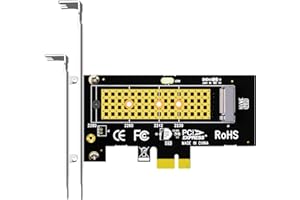 GLOTRENDS PA09-X1 M.2 NVMe to PCIe X1 Adapter for 2230/2242/2260/2280 M.2 NVMe SSD, PCIe X1 Installation