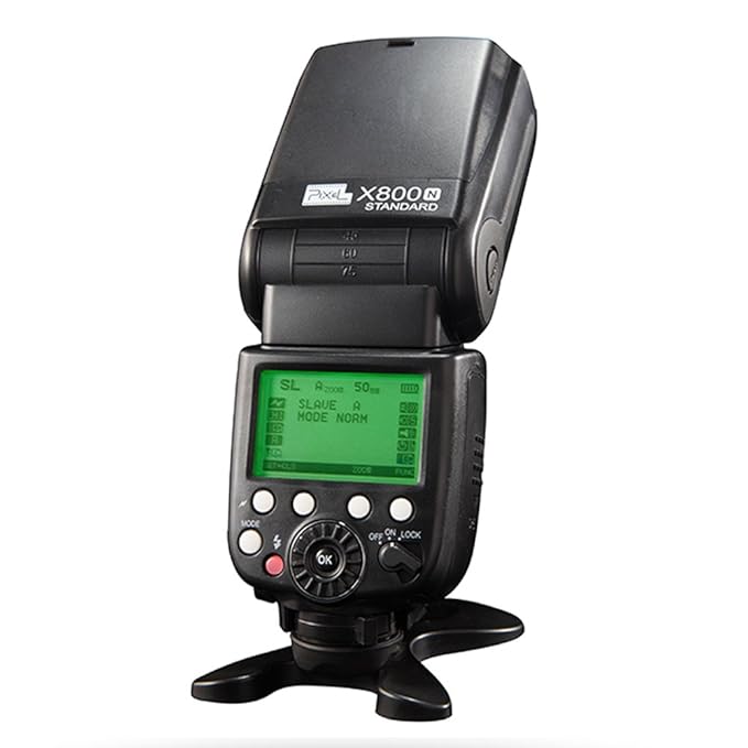 Pixel X800N Estándar Pantalla LCD Flash Speedlite con Edition GN60 ...