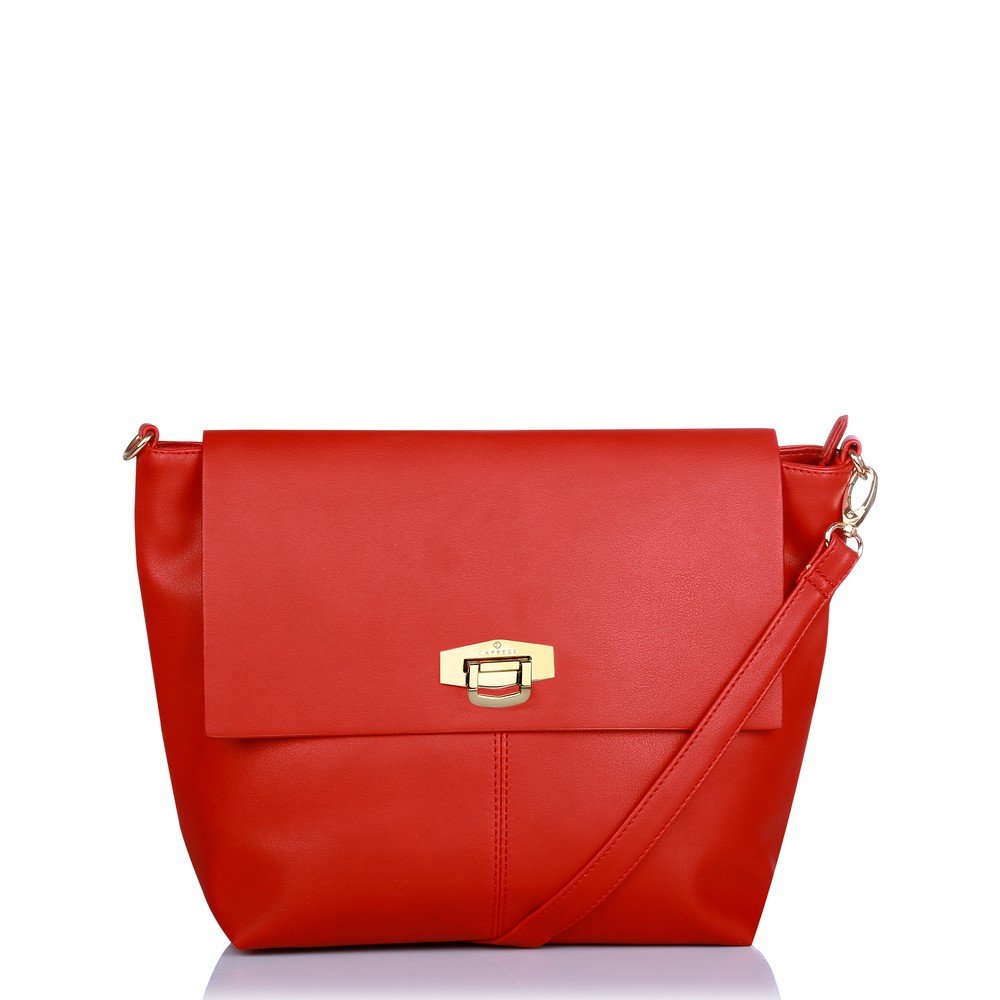 caprese bonnie women's satchel (coral)