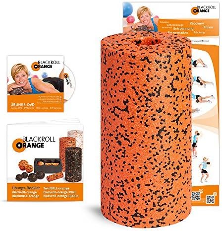Blackroll Orange (the original) - THE self-massage roller - incl. exercise DVD, booklet and exercise poster by Blackroll Orange