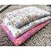 Pet Bed,Haoricu Warm Pet Mat Small Large Paw Print Cat Dog Puppy Fleece Soft Blanket (S, Coffee)
