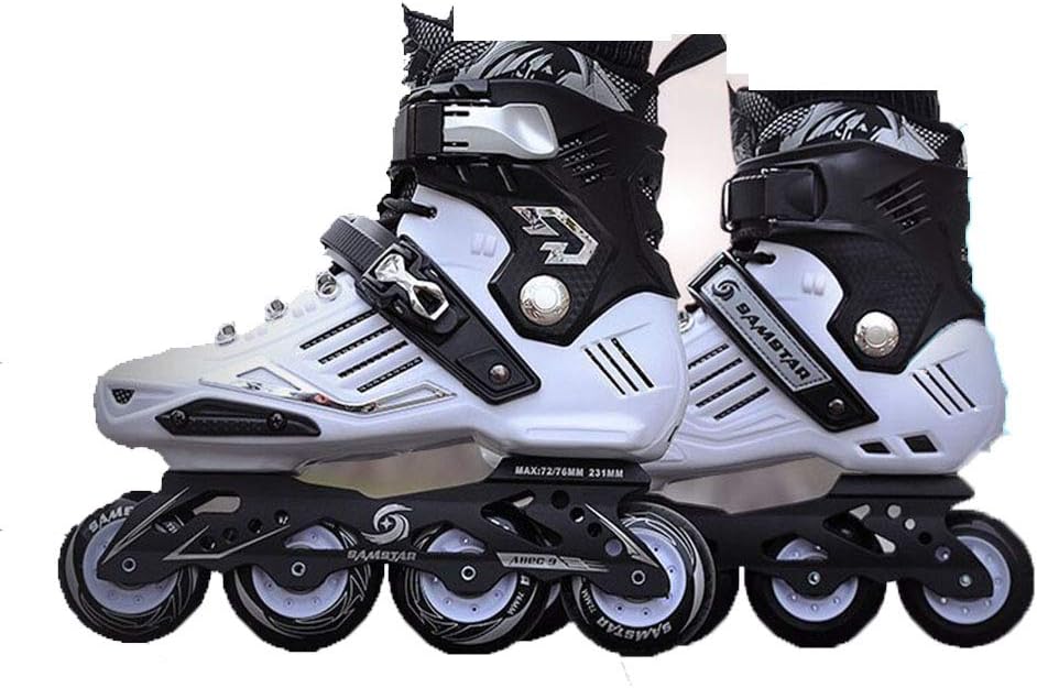 HHORD Bladerunner by Rollerblade, Women's/Men's Adult Fitness Inline Skate, black and white, Inline Skaes,White,40