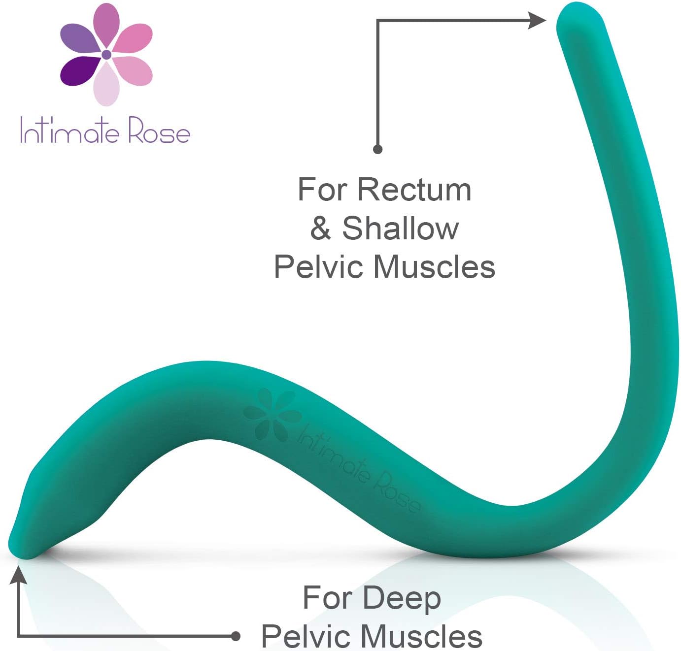 Intimate Rose Pelvic Wand with Vibration for Pelvic Muscle Pain Relief - Pelvic Physical Therapy Use for Trigger Point & Tender Point Release – Men & Women: Health & Personal Care