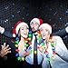 Bestwin Lights Necklace, Christmas LED Light, Necklace Light Up Party Favors with 12 LED Bulbs, Best Party Lights Necklace (3 Packs)