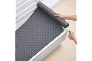Shelf Liner for Kitchen Cabinet and Drawers, Non-Adhesive Waterproof Refrigerator Liners EVA Shelf Paper for Pantry, Refriger