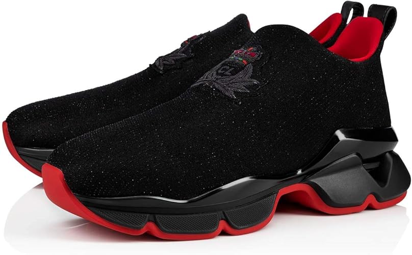 Amazon Co Jp Christian Louboutin クリスチャン ルブタン スニーカー メンズシューズ 靴 Men S Sneakers 並行輸入品 Black Measurement 24 Point 5 Centimeters Shoes Bags