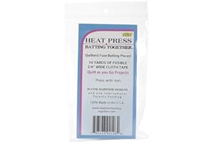 Heat Press Batting HP3/4 Together Batting, White