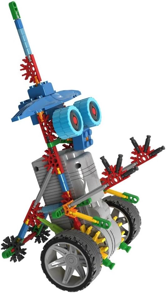 VOYTO Self-Assembly Building Robotic Dinosaurs Motor Building Blocks Bricks Robot DIY Toy Kit,Battery Motor Operated, 3D Puzzle Design Alien Primate (Robotic Warrior)
