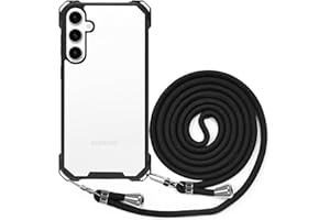 BEIMEITU Strap Crossbody Case for Samsung Galaxy A54, Crossbody Cover with Neck Cord Strap,Transparent Clear PC Landyard Phone Case for Samsung Galaxy A54