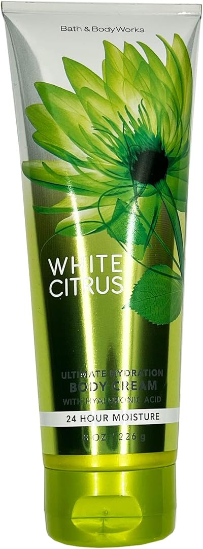 Bath & Body Works White Citrus Body Cream 8 oz Full Size