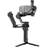 DJI RS 5 Combo, Gimbal Stabilizer for Camera, Canon/Sony/Nikon/Fujifilm | Enhanced Intelligent Tracking, Fine-Tuning Knobs, 2nd-Gen Automated Axis Locks, Quick-Open Tripod, Z-Axis Indicator