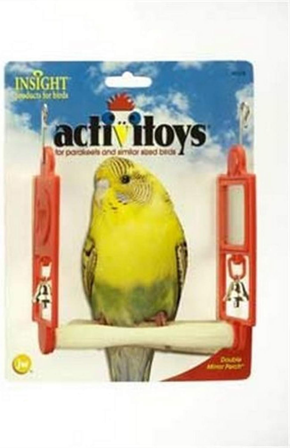 bird swing with mirror