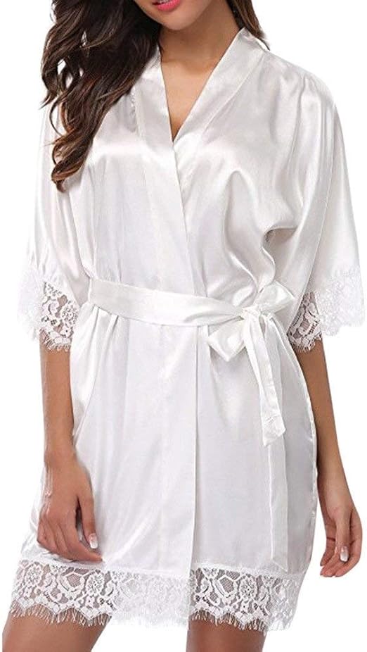 Batas Camisones para Mujeres Albornoz 1 Bata Clásico Erotica 2 Brazo ...