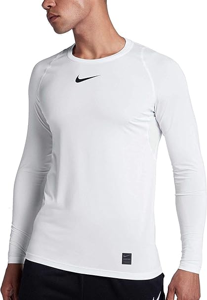 white long sleeve fitted top
