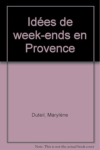 Download Idées de week-ends en Provence PDF