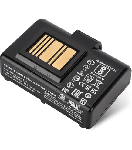 その他 Mobile battery Amazon.com: Replacement Battery for Zebra Zq520 ZQ500 ZQ510 Qln320