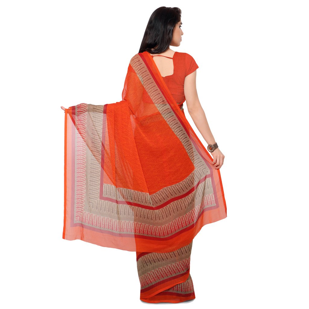 vaamsi printed saree (empress1008_red_6.3 m length)