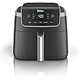 Ninja Air Fryer Pro 5-in-1, 5 QT Capacity, Air Fry, Bake, Roast, Reheat, and Dehydrate, Air Crisp Technology, Nonstick Basket & Crisper Plate, Grey, AF142