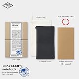 Designphil Midori Travelers Notebook Black Leather view 2