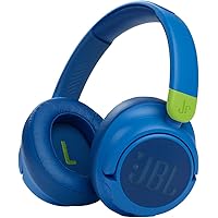 JBL JR 460NC - Wireless Over-Ear Noise Cancelling Kids Headphones, Up to 30 Hours of Playtime and JBL Safe Sound - Blue