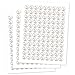 324 Floral Roses Hugs and Kisses from The New Mr. & Mrs. Kisses Wedding Stickers, Chocolate Drops Labels Stickers for Weddings, Bridal Shower Engagement Party Decorations, Favors for Kisses