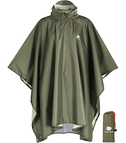 EBTOOLS vêtements de pluie Poncho militaire imperméable RipStop de