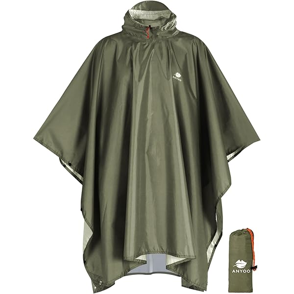 Amazon.com: Rain Poncho : Clothing, Shoes & Jewelry