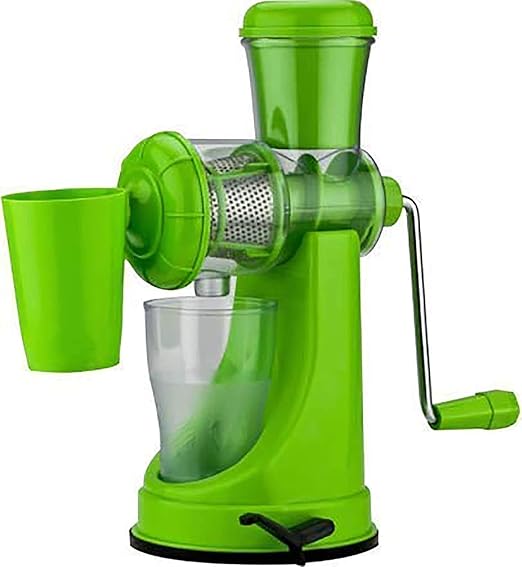 Ash & Roh Unity Fruit and Vegetable Manual Juicer with Steel Handle Hand with Vacuum Unit