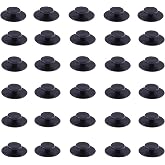 Vagocom 30Pcs 18mm Charm Backs for Bogg Bag,Blank Bit Accessory for DIY Your Own Insert Charm,Button Backs Compatible with Bogg Bag(Black)