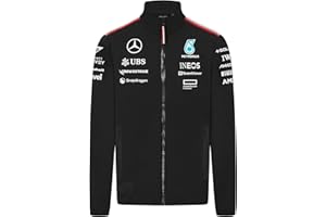 Mercedes AMG Petronas F1 Men's 2024 Team Softshell Jacket