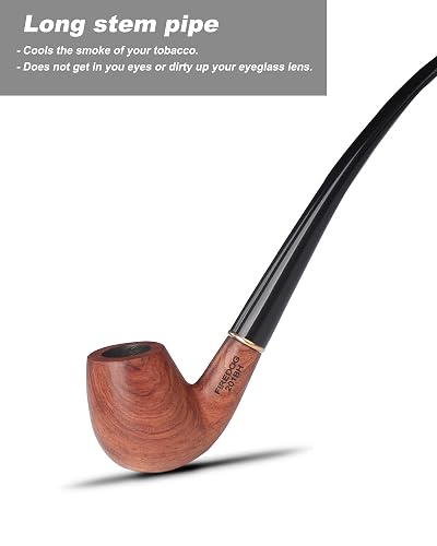 FIREDOG Tobacco Pipe Kit, 2-in-1 Churchwarden Tobacco Pipe with Pipe  Cleaners, Pipe Scraper Holder, Pipe Bits, Metal Balls, Cork Knockers  Accessories in Kenya