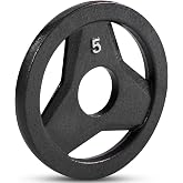 JFIT Olympic 2 Inch Grip Plates and Bumper Plates for Barbell - Single Weights or Sets of 2 (Muliple Weights)