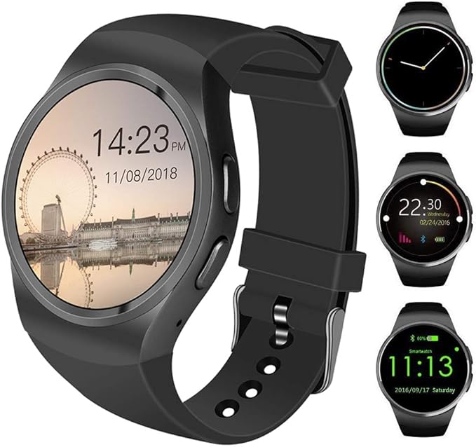 Smart Watches With SIM Card Slot and TF Card Slot,Round Amazon.co.uk