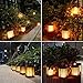 EOYIZW Solar Lantern Lights Outdoor Garden Decor, Upgraded 99LEDs Dancing Flickering Solar Hanging Flame Lights- IP65 Waterproof Tabletop Lamp Lanterns for Decor Garden Patio Path Deck Yard 1Pack