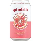 Spindrift Grapefruit Sparkling Water, 12-Fluid-Ounce Cans, Pack of 24