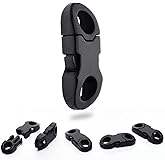 CooBigo 5mm Breakaway Clasp, Mini Paracord Buckles for Bracelet Clips, Anklet, Mask Lanyard
